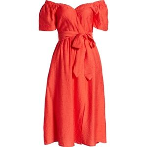 Vici Off-the-Shoulder Midi Dress